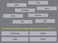 Aufgabenbild Modul Lesesinnverständnis: Lesen von Abstrakta